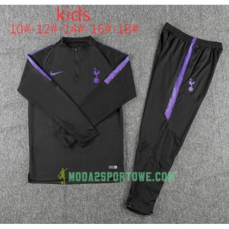 Tottenham Hotspur Dziecięcy Komplet Bluzy Treningowe Czarny 2018/19